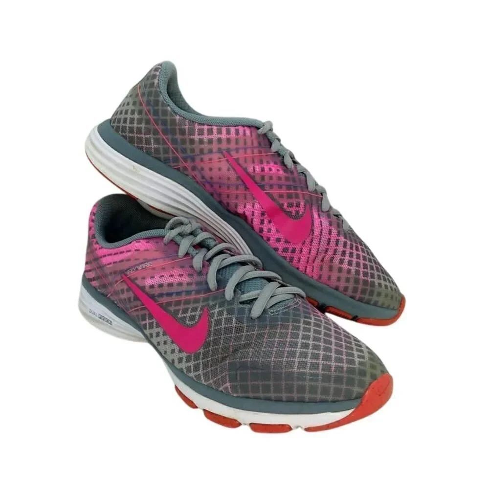 Nike Dual Fusion TR2 Women's Pre-owned Gray/Pink Running Sneakers - sz. 6
